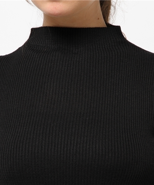 LBC（エルビーシー）の「12G4シャコンボトルネックプルオーバー（ニット/セーター・レディース・グレー/ブルー/マスタード/ブラック/オリーブ・MEDIUM）」の8枚目の写真