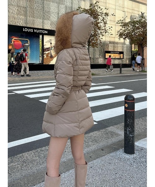 Darich♡レディミディダウンコート♡ベージュ♡M Darich ダウンコート