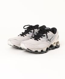 ASBee（アスビー）の「mizuno ミズノ WAVE PROPHECY LS メンズスニーカー(ウエーブプロフェシーエルエス) D1GA3337 03 ライトグレー/ブラック（スニーカー）」