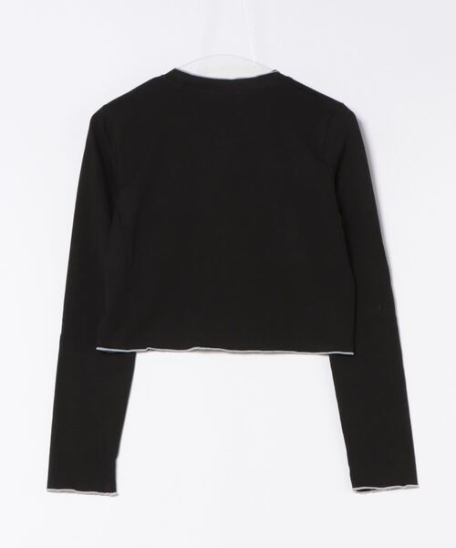 Mayree（メイリー）の「【Mayree】メロウ カットソー カーディガン（カーディガン/ボレロ・レディース・ブラック・SMALL/MEDIUM/LARGE）」の6枚目の写真