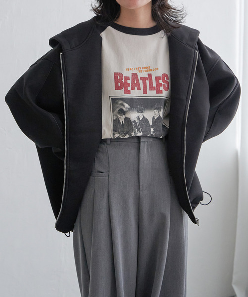 VENCEEXCHANGE(ヴァンスエクスチェンジ)の「ダンボールフードジャケット(パーカー・レディース・ブラウン/グレー/チャコールグレー/ブラック/ベージュ・FREE)」の22枚目の写真