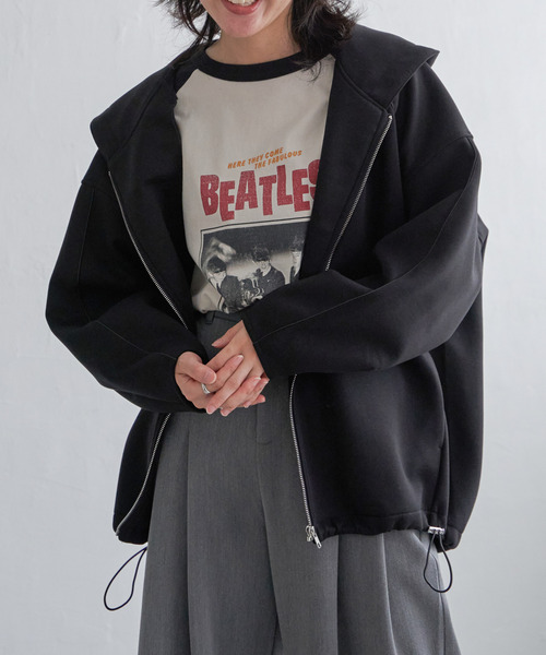 12T432☆mercibeaucoup, シンブンウラケ パーカー ジャケット 12T432☆mercibeaucoup, シンブンウラケ パーカー ジャケット