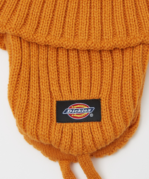 Dickies（ディッキーズ）の「【DICKIES/ディッキーズ】EX EAR WRAP KNIT WATCH/Iイヤーフラップ付きニットキャップ（キャップ・メンズ・オレンジ/ブラック/ホワイト/ベージュ・フリー）」の8枚目の写真