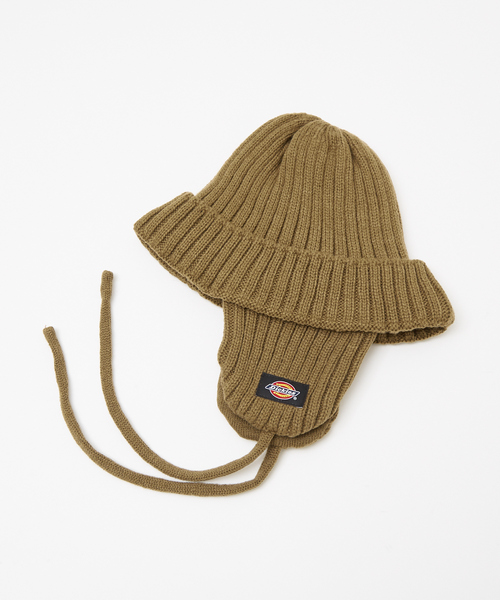 Dickies（ディッキーズ）の「【DICKIES/ディッキーズ】EX EAR WRAP KNIT WATCH/Iイヤーフラップ付きニットキャップ（キャップ・メンズ・オレンジ/ブラック/ホワイト/ベージュ・フリー）」の15枚目の写真