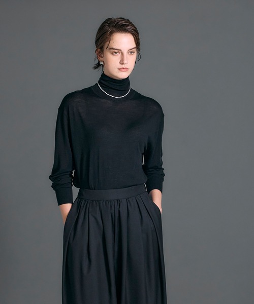 CHICSTOCKS シックストックス　メリノウール　タートルニット CHICSTOCKS シックストックス メリノウール タートルニット CHICSTOCKS