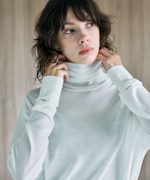 メリノウールシアータートル（ニット/セーター）｜N.O.R.C（ノーク）の