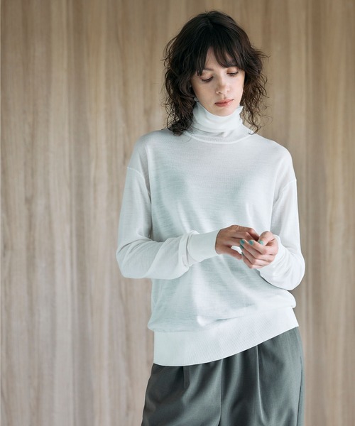 メリノウールシアータートル（ニット/セーター）｜N.O.R.C（ノーク）の