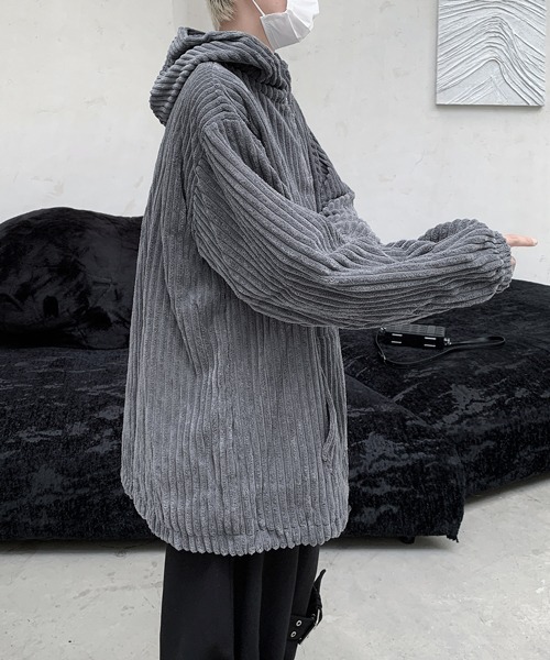 【セール】【FVLMEN】corduroy half zip pullover parka/コーデュロイ ハーフ ジップ プルオーバー パーカー（パーカー）｜FVLMEN（フルメン）