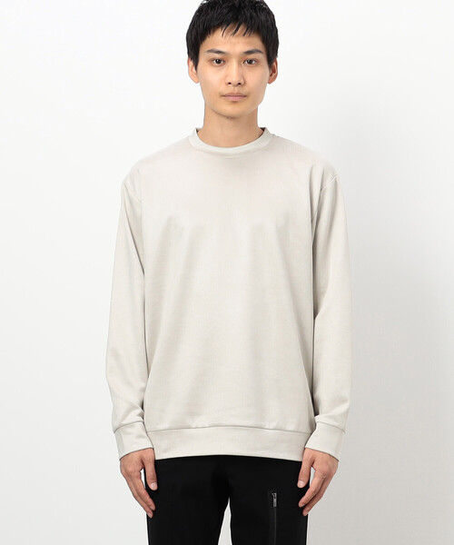 COMME CA ISM（コムサイズム）の「スエードタッチ クルーネックプルオーバー（Tシャツ/カットソー・メンズ・チャコール/グレー/ブルー・MEDIUM/LARGE）」の10枚目の写真