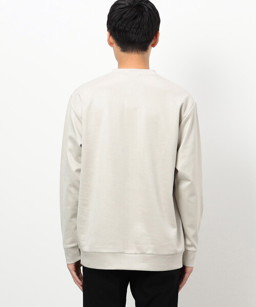 COMME CA ISM（コムサイズム）の「スエードタッチ クルーネックプルオーバー（Tシャツ/カットソー・メンズ・チャコール/グレー/ブルー・MEDIUM/LARGE）」の12枚目の写真