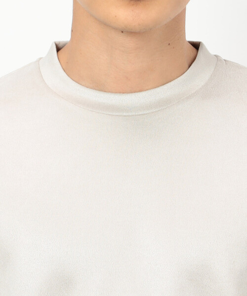 COMME CA ISM（コムサイズム）の「スエードタッチ クルーネックプルオーバー（Tシャツ/カットソー・メンズ・チャコール/グレー/ブルー・MEDIUM/LARGE）」の13枚目の写真