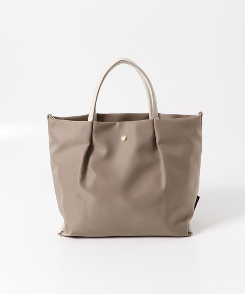 Legato Largo（レガートラルゴ）の「Legato largo　撥水ナイロン2WAYショルダーバッグ（ショルダーバッグ・レディース・ネイビー/ライトブラウン/ブラック・ONE）」の9枚目の写真