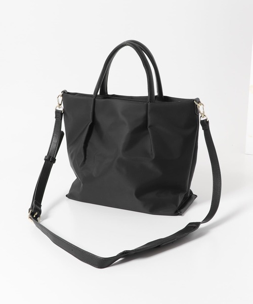 Legato Largo（レガートラルゴ）の「Legato largo　撥水ナイロン2WAYショルダーバッグ（ショルダーバッグ・レディース・ネイビー/ライトブラウン/ブラック・ONE）」の13枚目の写真