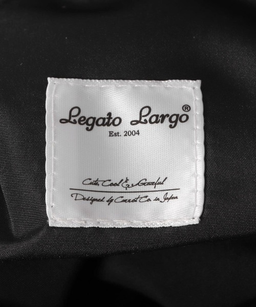 Legato Largo（レガートラルゴ）の「Legato largo　撥水ナイロン2WAYショルダーバッグ（ショルダーバッグ・レディース・ネイビー/ライトブラウン/ブラック・ONE）」の17枚目の写真
