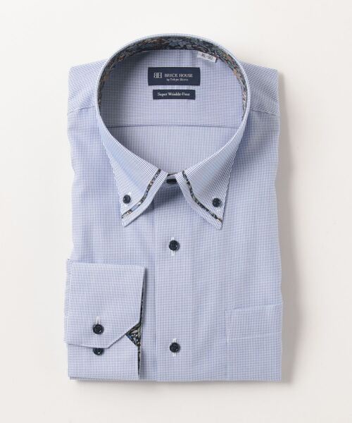 超形態安定ノーアイロン ボタンダウン 長袖ビジネスワイシャツ（ビジネスシャツ）｜TOKYO SHIRTS（トウキョウシャツ）