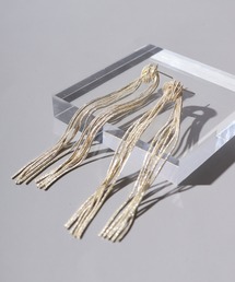 ロング デザインピアス