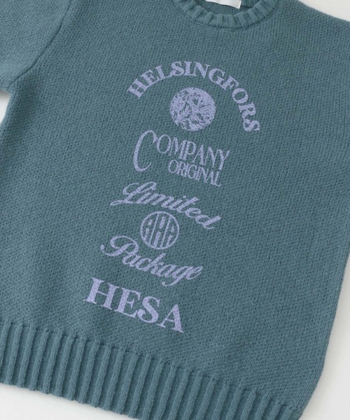 セール】『洗濯可』グラフィックプリントニット（ニット/セーター