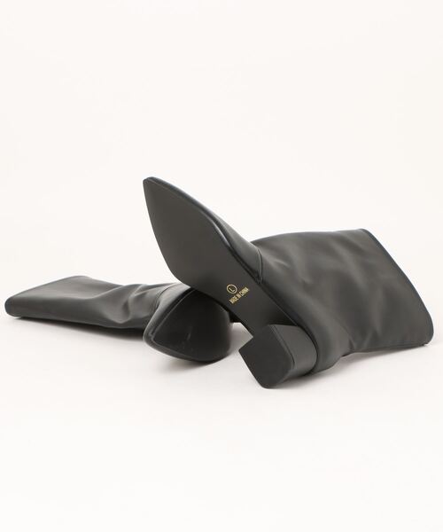 Settimissimo（セッティミッシモ）の「ワイド シャフト ミドル ブーツ（ブーツ・レディース・ベージュ/ブラック・S/M/L）」の18枚目の写真