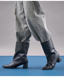 Settimissimo（セッティミッシモ）の「ワイド シャフト ミドル ブーツ（ブーツ）」