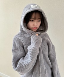 ニット セーター 「 NOLITA / ノリータ 」ゆったり ライトグレー ボーダー シンプル ベーシック クルーニット セーター レディース NOLITA LABORATORY ニット セーター 「 / ノリータ 」ゆったり