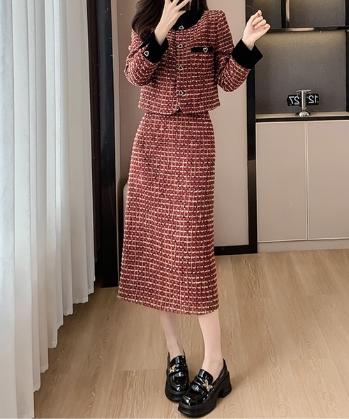 ツイードセットアップ（ワンピース）｜AMAJI（アマジ）