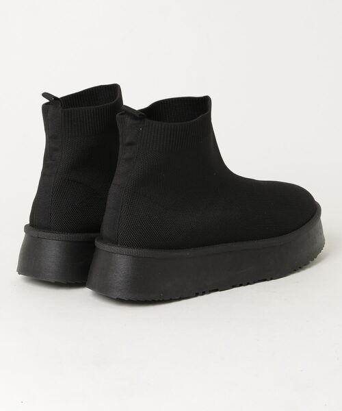 Dedes(デデス)の「軽量厚底 ユニセックス ニットブーツ ソックスブーツ(ブーツ・メンズ・ブラウン/ブラック/ベージュ/グレー・40/38/42/36/44)」の5枚目の写真