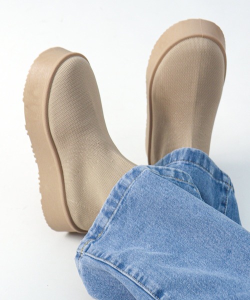 Dedes(デデス)の「軽量厚底 ユニセックス ニットブーツ ソックスブーツ(ブーツ・メンズ・ブラウン/ブラック/ベージュ/グレー・40/38/42/36/44)」の7枚目の写真