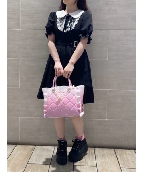 SAMANTHAVEGA(サマンサベガ)の「グラデーションパールフラッター(小)(ハンドバッグ・レディース・ピンク/ライトブルー・FREE)」の21枚目の写真