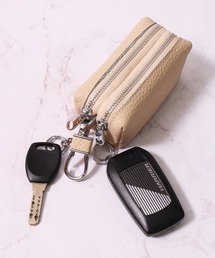 BAYBLO（ベイブロ）の「(SB)【本革】ダブル ポケット ファスナー スマートキーケース（キーケース/キーアクセサリー）」