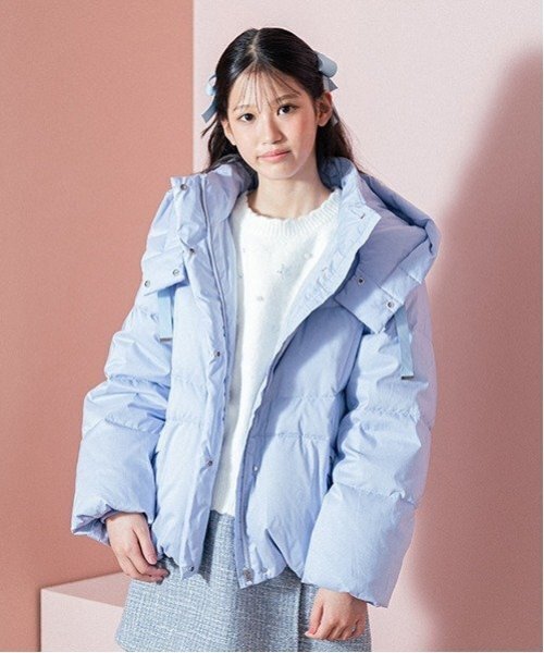 【セール】【はっ水】暖かポケット リサイクルダウンブルゾン（ブルゾン）｜mezzo piano Junior（メゾピアノジュニア）