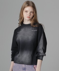 セール】DankeSchon/ダンケシェーン/SPRAYED SWEAT CREWNECK