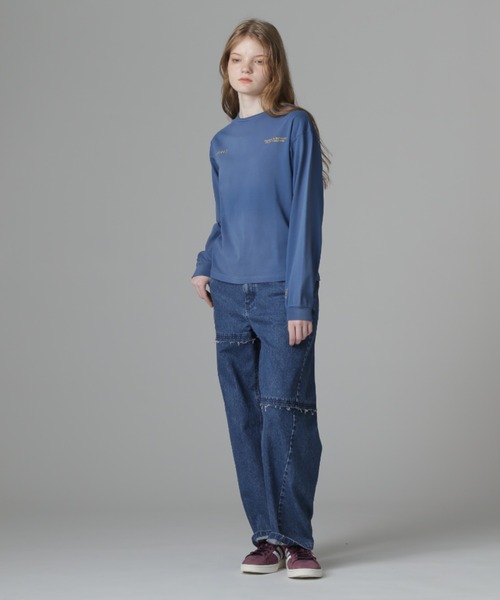 AVIREX(アヴィレックス)の「《Belle LINE》SPRAY L/S T-SHIRT/スプレー ロングスリーブTシャツ(Tシャツ/カットソー・レディース・ライトグレー/ブラック/パープル/ブルー・S/M/L/XL)」の15枚目の写真