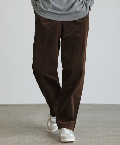 ASTRONOMY（アストロノミー）の「ワイドイージーコーデュロイパンツ（その他パンツ・メンズ・グレー/ベージュ/ブラック/ネイビー/ダークブラウン/ライトグレー/カーキ/モカ・マルチサイズ）」の5枚目の写真