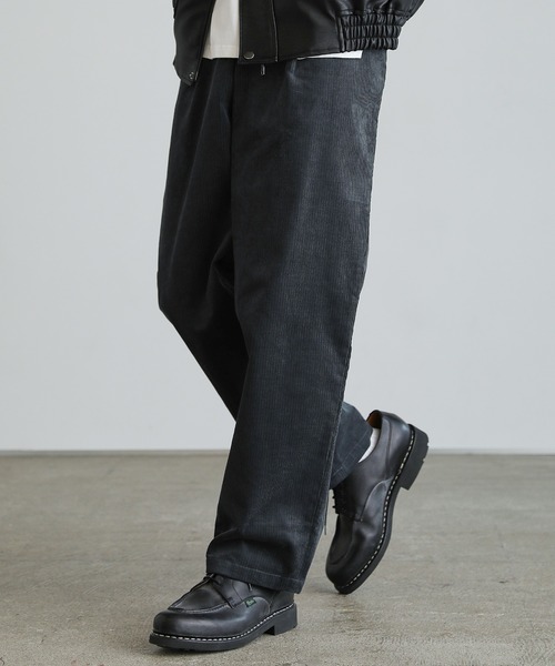 ASTRONOMY（アストロノミー）の「ワイドイージーコーデュロイパンツ（その他パンツ・メンズ・グレー/ベージュ/ブラック/ネイビー/ダークブラウン/ライトグレー/カーキ/モカ・マルチサイズ）」の4枚目の写真