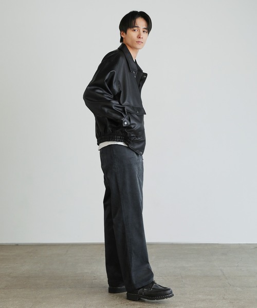 ASTRONOMY（アストロノミー）の「ワイドイージーコーデュロイパンツ（その他パンツ・メンズ・グレー/ベージュ/ブラック/ネイビー/ダークブラウン/ライトグレー/カーキ/モカ・マルチサイズ）」の16枚目の写真