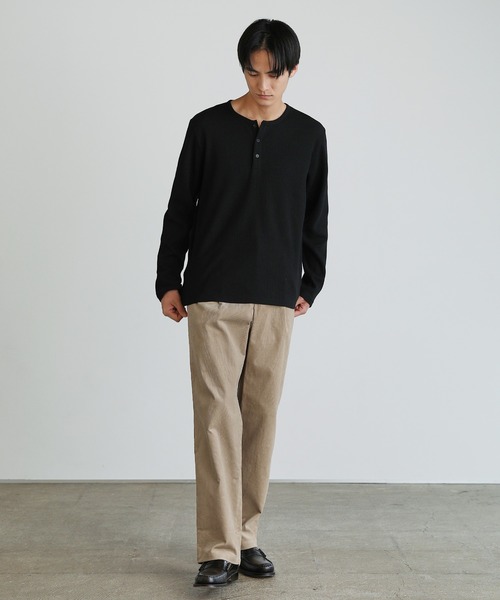 ASTRONOMY（アストロノミー）の「ワイドイージーコーデュロイパンツ（その他パンツ・メンズ・グレー/ベージュ/ブラック/ネイビー/ダークブラウン/ライトグレー/カーキ/モカ・マルチサイズ）」の17枚目の写真