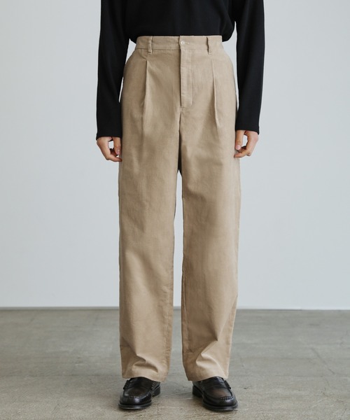 ASTRONOMY（アストロノミー）の「ワイドイージーコーデュロイパンツ（その他パンツ・メンズ・グレー/ベージュ/ブラック/ネイビー/ダークブラウン/ライトグレー/カーキ/モカ・マルチサイズ）」の19枚目の写真
