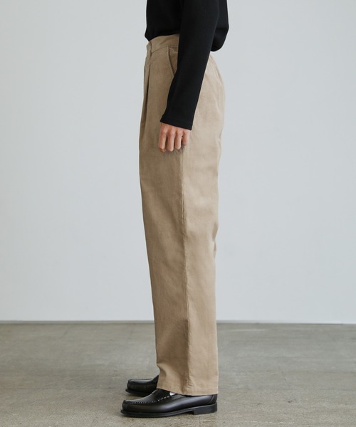 ASTRONOMY（アストロノミー）の「ワイドイージーコーデュロイパンツ（その他パンツ・メンズ・グレー/ベージュ/ブラック/ネイビー/ダークブラウン/ライトグレー/カーキ/モカ・マルチサイズ）」の20枚目の写真