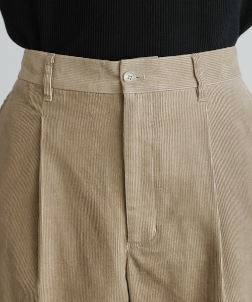 ASTRONOMY（アストロノミー）の「ワイドイージーコーデュロイパンツ（その他パンツ・メンズ・グレー/ベージュ/ブラック/ネイビー/ダークブラウン/ライトグレー/カーキ/モカ・マルチサイズ）」の9枚目の写真