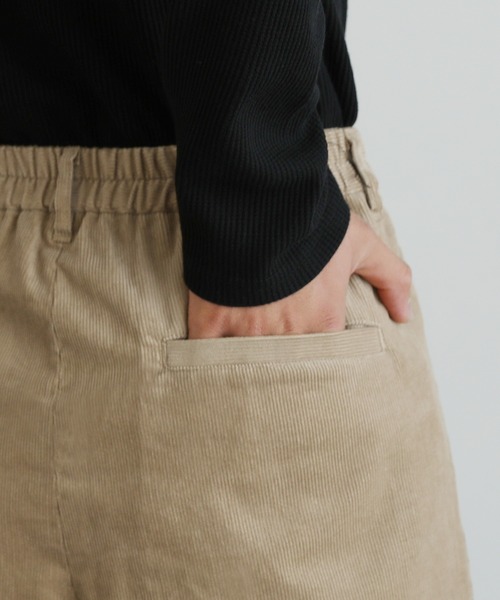 ASTRONOMY（アストロノミー）の「ワイドイージーコーデュロイパンツ（その他パンツ・メンズ・グレー/ベージュ/ブラック/ネイビー/ダークブラウン/ライトグレー/カーキ/モカ・マルチサイズ）」の11枚目の写真
