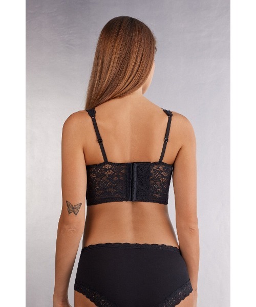 Intimissimi(インティミッシミ)の「Eleonora レース ブラジャー(ブラジャー・レディース・キナリ/ブラック・85B/85C/70C/75B/80C/75C/80B/70B/75D)」の5枚目の写真