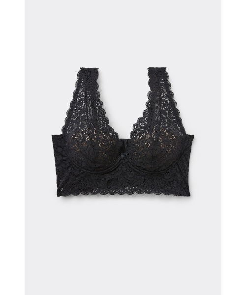 Intimissimi(インティミッシミ)の「Eleonora レース ブラジャー(ブラジャー・レディース・キナリ/ブラック・85B/85C/70C/75B/80C/75C/80B/70B/75D)」の6枚目の写真