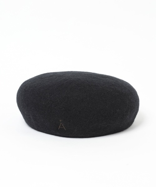 ALAND（エーランド）の「【UNISEX】ALAND／Aロゴベレー（ハンチング/ベレー帽・レディース・ブラック/グレー・FREE）」の7枚目の写真