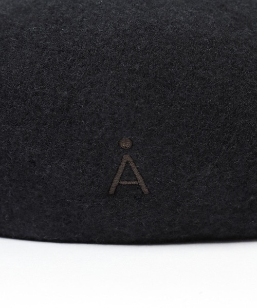 ALAND（エーランド）の「【UNISEX】ALAND／Aロゴベレー（ハンチング/ベレー帽・レディース・ブラック/グレー・FREE）」の13枚目の写真