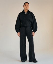 NIKE(ナイキ)のナイキ スポーツウェア フェニックス プラッシュ ウィメンズ ハイウエスト ワイドレッグ コージー フリース パンツ / Nike Sportswear Phoenix Plush Women's High-Waisted Wide-Leg Cozy Fleece Pants FN3623-010 Black(スウェットパンツ)
