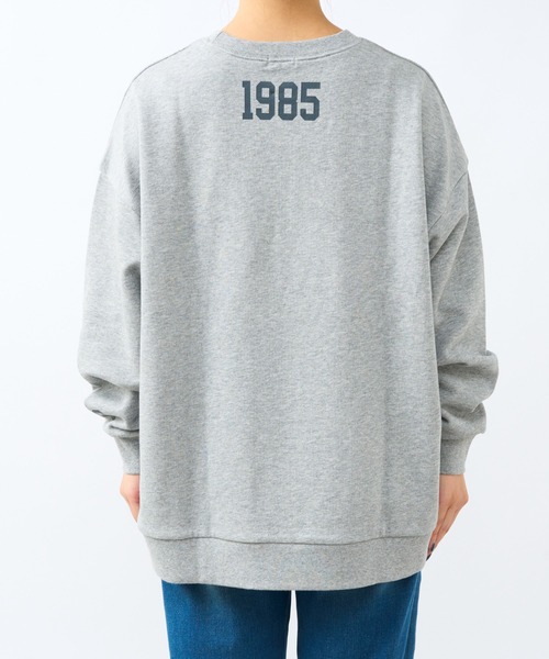 un dix cors(アンディコール)の「ロゴ裏毛プルオーバー(Tシャツ/カットソー・レディース・グレー/チャコールグレー/ブルー・FREE)」の8枚目の写真