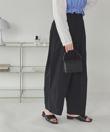 カーヴィーシルエットゴムパンツ