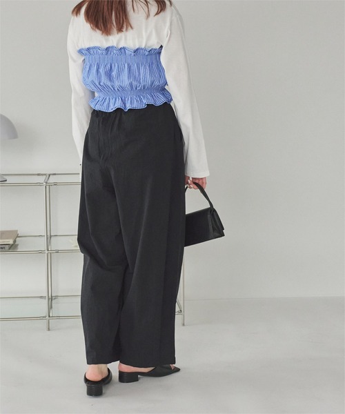 titivate（ティティベイト）の「カーヴィーシルエットゴムパンツ（その他パンツ・レディース・ピンク/ブラウン/ブラック/ホワイト・L/M/S）」の19枚目の写真