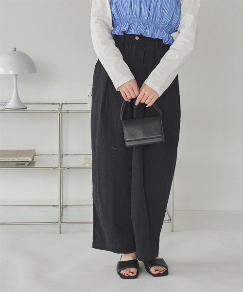 titivate（ティティベイト）の「カーヴィーシルエットゴムパンツ（その他パンツ・レディース・ピンク/ブラウン/ブラック/ホワイト・L/M/S）」の17枚目の写真