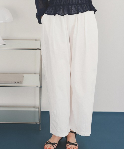 titivate（ティティベイト）の「カーヴィーシルエットゴムパンツ（その他パンツ・レディース・ピンク/ブラウン/ブラック/ホワイト・L/M/S）」の14枚目の写真